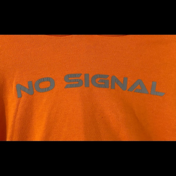 Forever 21 “No Signal” Graphic Reflective Hoodie - Picture 4 of 6
